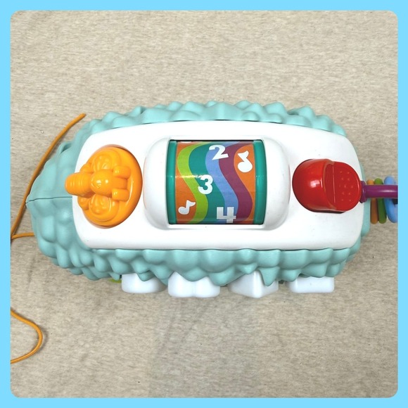 Linkamals Original 2019 Fisher Price Hedgehog Baby Educational Toy Lights Sounds - Picture 3 of 5